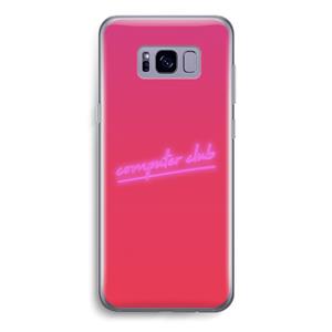 CaseCompany Vice Glow: Samsung Galaxy S8 Transparant Hoesje