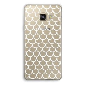 CaseCompany Dakpannetjes: Samsung Galaxy A3 (2016) Transparant Hoesje