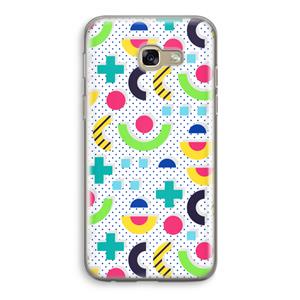 CaseCompany 8-bit N°1: Samsung Galaxy A5 (2017) Transparant Hoesje