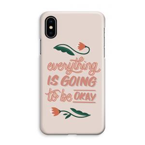 CaseCompany Optimistic flower girl: iPhone XS Max Volledig Geprint Hoesje