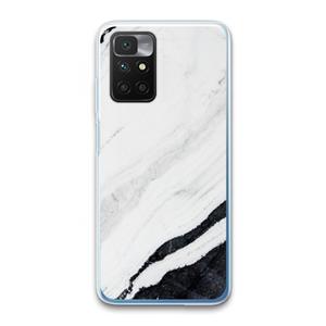 CaseCompany Elegante marmer: Xiaomi Redmi 10 Transparant Hoesje