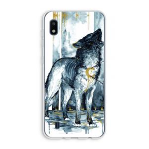 CaseCompany Bleeding Soul: Samsung Galaxy A10 Transparant Hoesje