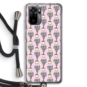 CaseCompany Boompje: Xiaomi Redmi Note 10 Pro Transparant Hoesje met koord