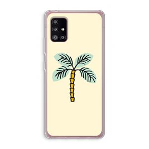CaseCompany Palmboom: Samsung Galaxy A51 5G Transparant Hoesje
