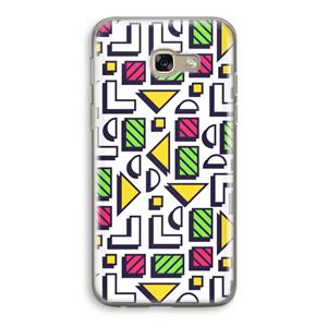 CaseCompany 8-bit N°4: Samsung Galaxy A5 (2017) Transparant Hoesje