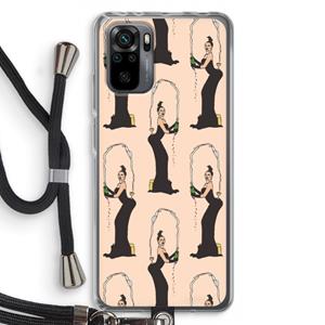 CaseCompany Pop Some Kim: Xiaomi Redmi Note 10 Pro Transparant Hoesje met koord