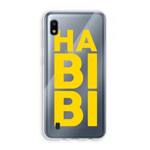 CaseCompany Habibi Blue: Samsung Galaxy A10 Transparant Hoesje