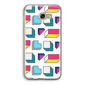 CaseCompany 8-bit N°7: Samsung Galaxy A5 (2017) Transparant Hoesje