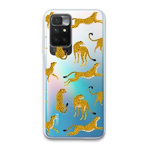 CaseCompany Luipaard: Xiaomi Redmi 10 Transparant Hoesje