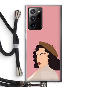 CaseCompany Confidence: Samsung Galaxy Note 20 Ultra / Note 20 Ultra 5G Transparant Hoesje met koord