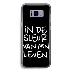 CaseCompany De Sleur: Samsung Galaxy S8 Transparant Hoesje