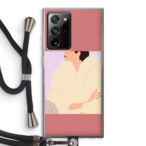 CaseCompany Cosy: Samsung Galaxy Note 20 Ultra / Note 20 Ultra 5G Transparant Hoesje met koord