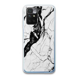 CaseCompany Witte marmer 2: Xiaomi Redmi 10 Transparant Hoesje