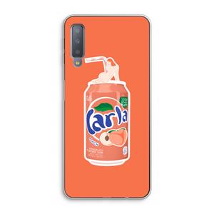 CaseCompany S(peach)less: Samsung Galaxy A7 (2018) Transparant Hoesje