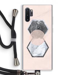 CaseCompany Creatieve toets: Samsung Galaxy Note 10 Plus Transparant Hoesje met koord
