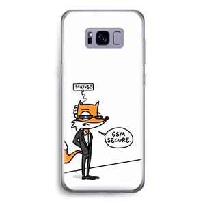 CaseCompany GSM secure: Samsung Galaxy S8 Transparant Hoesje