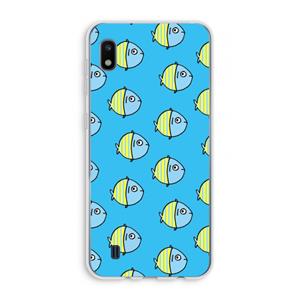 CaseCompany Visjes: Samsung Galaxy A10 Transparant Hoesje