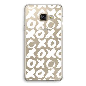 CaseCompany XOXO: Samsung Galaxy A3 (2016) Transparant Hoesje