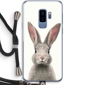 CaseCompany Daisy: Samsung Galaxy S9 Plus Transparant Hoesje met koord