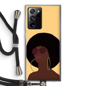CaseCompany Golden hour: Samsung Galaxy Note 20 Ultra / Note 20 Ultra 5G Transparant Hoesje met koord