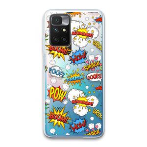 CaseCompany Pow Smack: Xiaomi Redmi 10 Transparant Hoesje