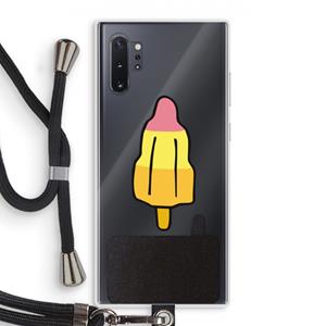 CaseCompany Raketijsje: Samsung Galaxy Note 10 Plus Transparant Hoesje met koord