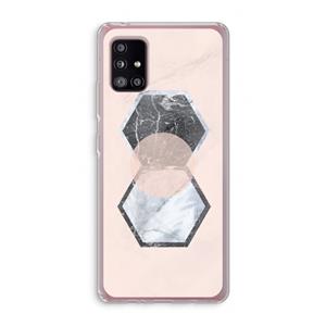 CaseCompany Creatieve toets: Samsung Galaxy A51 5G Transparant Hoesje