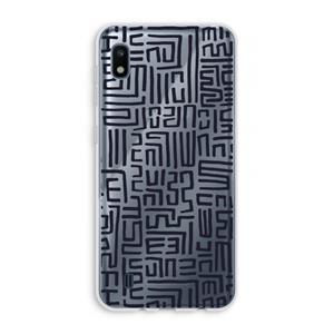 CaseCompany Moroccan Print: Samsung Galaxy A10 Transparant Hoesje