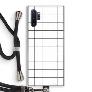 CaseCompany Rooster: Samsung Galaxy Note 10 Plus Transparant Hoesje met koord