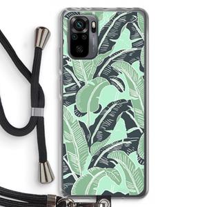CaseCompany This Sh*t Is Bananas: Xiaomi Redmi Note 10 Pro Transparant Hoesje met koord