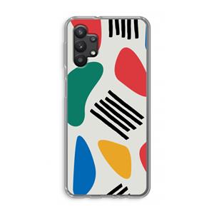 CaseCompany Illustratieve pop 1: Samsung Galaxy A32 5G Transparant Hoesje