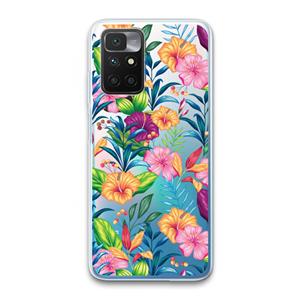 CaseCompany Tropisch 2: Xiaomi Redmi 10 Transparant Hoesje