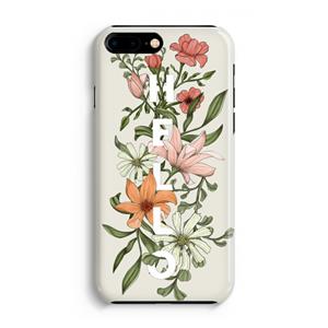 CaseCompany Hello bloemen: Volledig Geprint iPhone 7 Plus Hoesje
