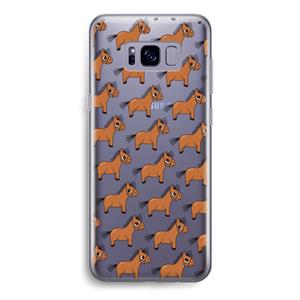 CaseCompany Pony: Samsung Galaxy S8 Transparant Hoesje
