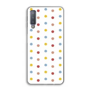 CaseCompany Bollen: Samsung Galaxy A7 (2018) Transparant Hoesje