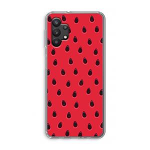 CaseCompany Watermelon: Samsung Galaxy A32 5G Transparant Hoesje