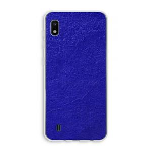 CaseCompany Majorelle Blue: Samsung Galaxy A10 Transparant Hoesje
