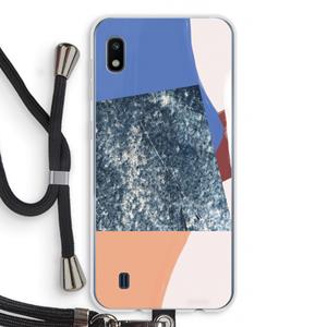 CaseCompany Billy: Samsung Galaxy A10 Transparant Hoesje met koord