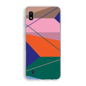 CaseCompany Gestalte 1: Samsung Galaxy A10 Transparant Hoesje
