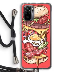 CaseCompany Diet Coke Please: Xiaomi Redmi Note 10 Pro Transparant Hoesje met koord
