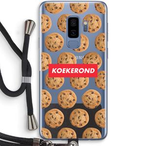 CaseCompany Koekerond: Samsung Galaxy S9 Plus Transparant Hoesje met koord