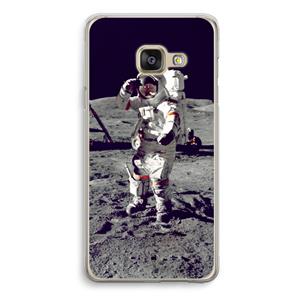 CaseCompany Spaceman: Samsung Galaxy A3 (2016) Transparant Hoesje