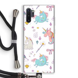 CaseCompany Fantasiewereld: Samsung Galaxy Note 10 Plus Transparant Hoesje met koord