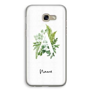 CaseCompany Green Brush: Samsung Galaxy A5 (2017) Transparant Hoesje