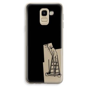CaseCompany Musketon Painter: Samsung Galaxy J6 (2018) Transparant Hoesje