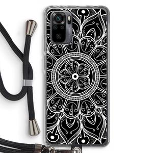 CaseCompany Roses Are Red: Xiaomi Redmi Note 10 Pro Transparant Hoesje met koord