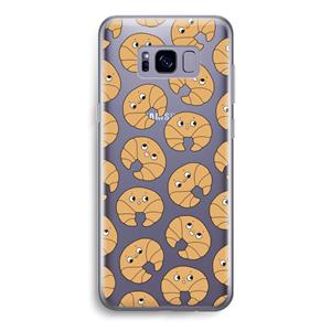 CaseCompany Croissant: Samsung Galaxy S8 Transparant Hoesje