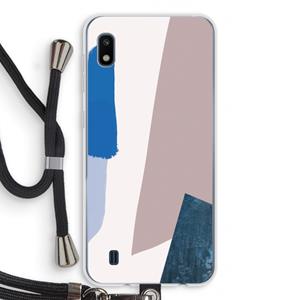 CaseCompany Lapis: Samsung Galaxy A10 Transparant Hoesje met koord