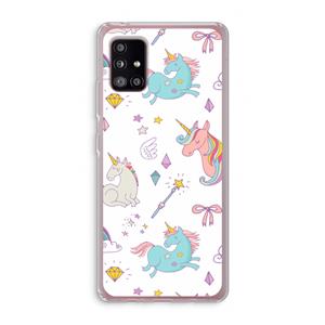 CaseCompany Fantasiewereld: Samsung Galaxy A51 5G Transparant Hoesje