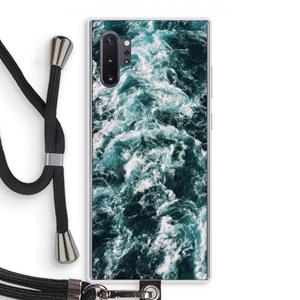 CaseCompany Zee golf: Samsung Galaxy Note 10 Plus Transparant Hoesje met koord